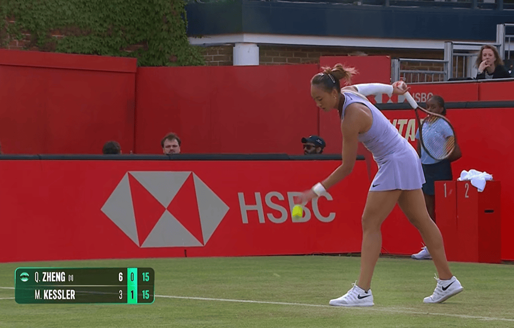 皇冠信用网会员_恭喜皇冠信用网会员！WTA500伦敦站 郑钦文草地赛季首秀取得开门红