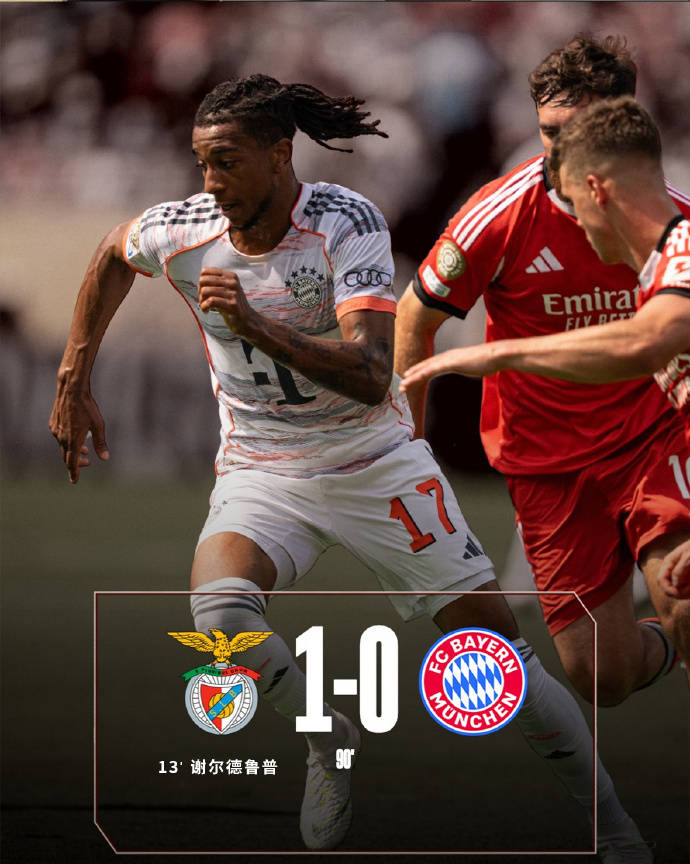 切尔西vs洛杉矶_世俱杯-拜仁0-1本菲卡遭遇首败 1/8决赛将对阵弗拉门戈