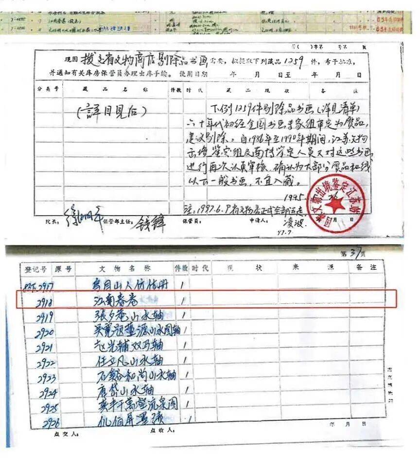 正版皇冠信用网_马未都谈南京博物院事件:文物商店早期交易需实名正版皇冠信用网,《江南春》发票购买者填写为“顾客”,存在嫌疑