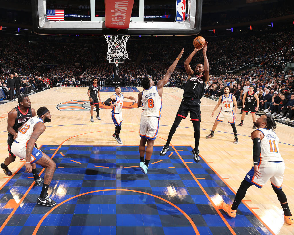 皇冠mos055_杜兰特空砍30分 唐斯25分尼克斯战胜火箭